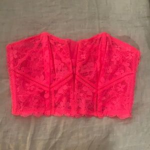 Hot pink Corset
